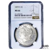 1879-S Morgan Silver Dollar NGC MS66