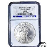 2008-W Silver Eagle NGC MS70