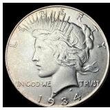 1934 Silver Peace Dollar UNCIRCULATED