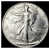 1944-S Silver Walking Liberty Half Dollar UNCIRCUL
