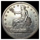 1875-S Silver Trade Dollar UNCIRCULATED