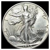 1935-S Silver Walking Liberty Half Dollar UNCIRCUL