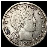 1898 Barber Quarter NEARLY UNCIRCULATED