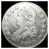 1814 Capped Bust Half Dollar LIGHTLY CIRCULATED