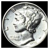 1939-S Silver Mercury Dime UNCIRCULATED