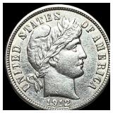 1912-D Silver Barber Dime UNCIRCULATED