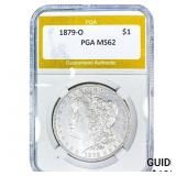 1879-O Morgan Silver Dollar PGA MS62