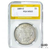 1889-O Morgan Silver Dollar PGA MS63