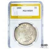 1900 Morgan Silver Dollar PGA MS64