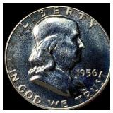1956 Franklin Half Dollar CHOICE PROOF