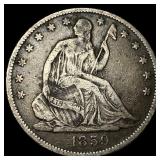 1859-O Silver Half Dollar LIGHTLY CIRCULATED
