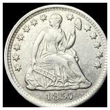 1857 Silver Half Dime UNCIRCULATED