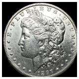1897-C Morgan Silver Dollar CHOICE AU