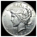 1927 Silver Peace Dollar UNCIRCULATED