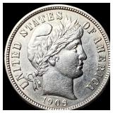 1906-D Silver Barber Dime GEM BU