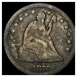 1876 Seated Liberty Quarter LIGHTLY CIRCULATED