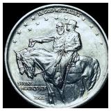 1925 Stone Mountain Silver Half Dollar CHOICE BU