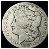 1884-CC Silver Morgan Dollar LIGHTLY CIRCULATED