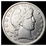 1904 Barber Half Dollar CLOSELY UNCIRCULATED