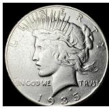 1935-S Silver Peace Dollar CLOSELY UNCIRCULATED