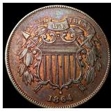 1864 Copper 2-Cent Piece UNCIRCULATED