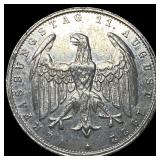 1922E Germany Aluminum 3 Mark