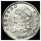 1830 Capped Bust Half Dime CHOICE AU