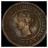 1898 Ceylon Copper 1/4 Cent