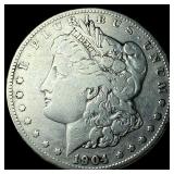 1904-S Silver Morgan Dollar LIGHTLY  CIRCULATED