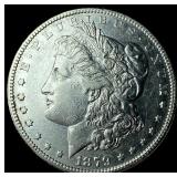 1879-S Rev 78 Silver Morgan Dollar CHOICE AU