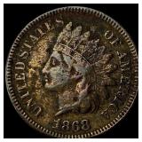 1868 Indian Head Cent LIGHTLY CIRCULATED