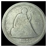 1875-S Silver Twenty-Cent Piece NICELY  CIRCULATE