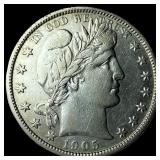 1905-S Silver Barber Half Dollar NEARLY  UNCIRCUL