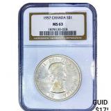 1957  NGC MS63