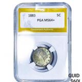 1883 Liberty Victory Nickel PGA MS64+