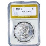 1900-S Morgan Silver Dollar PGA MS63