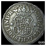 1770-M Mexico Charles III Silver 1/2 Real