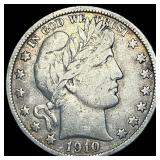 1910-S Silver Barber Half Dollar NEARLY  UNCIRCUL