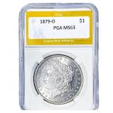 1879-O Morgan Silver Dollar PGA MS63