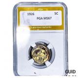 1926 Buffalo Nickel PGA MS67