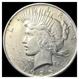 1925 Silver Peace Dollar CHOICE AU