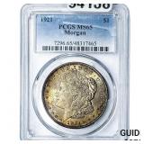 1921 Morgan Silver Dollar PCGS MS65