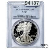 2000-P Silver Eagle PCGS PR69 DCAM