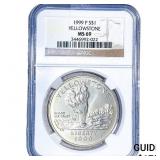 1999-P Yellowstone Silver Dollar NGC MS69