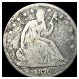 1876 Seated Liberty Half Dollar NICELY CIRCULATED