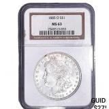 1885-O Morgan Silver Dollar NGC MS63