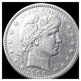 1900-O Silver Barber Quarter CLOSELY  UNCIRCULATE
