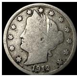 1912-S Liberty Head Nickel NICELY CIRCULATED