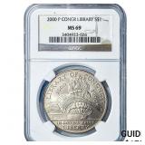 2000-P Library Of Congress Bicentennial Silver $1