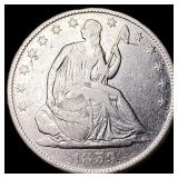 1859-O Silver Seated Liberty Half Dollar HIGH  GR